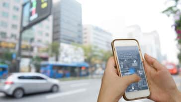 carte GPS smartphone