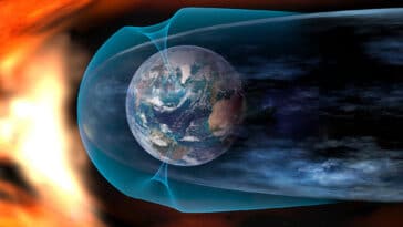 champ magn&eacute;tique Terre