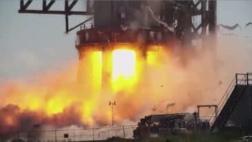 booster starship explosion