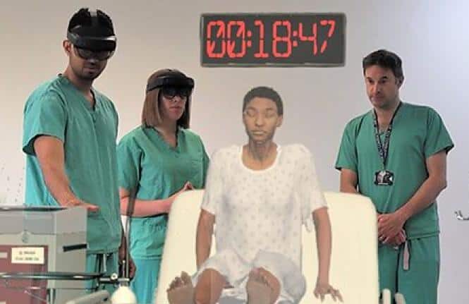 hologramme VR medecine