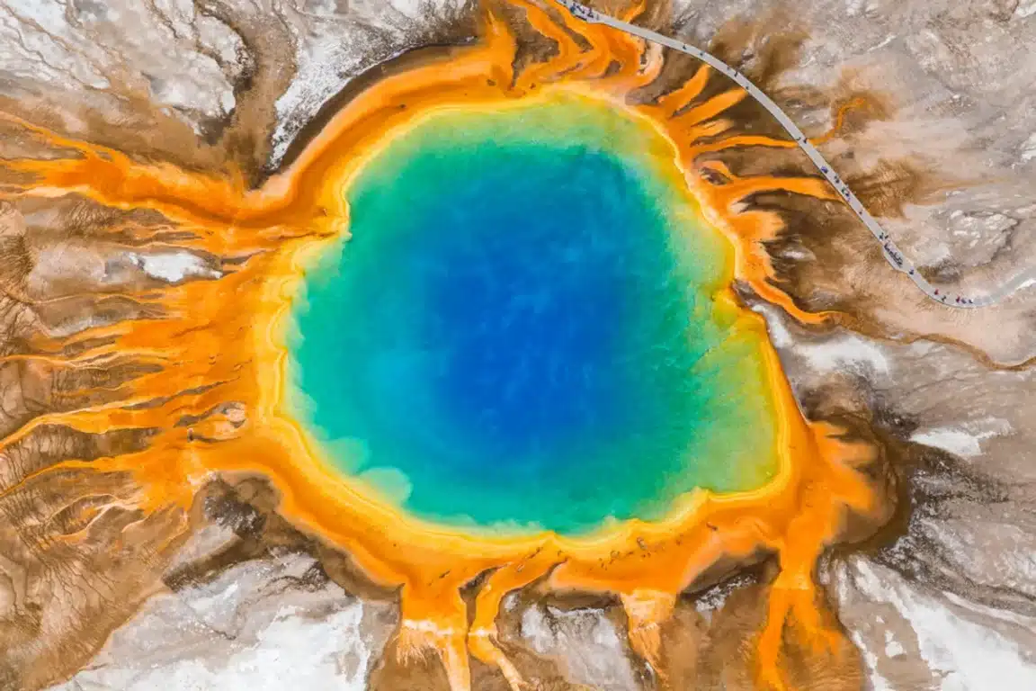 le Grand Prismatic Spring de Yellowstone