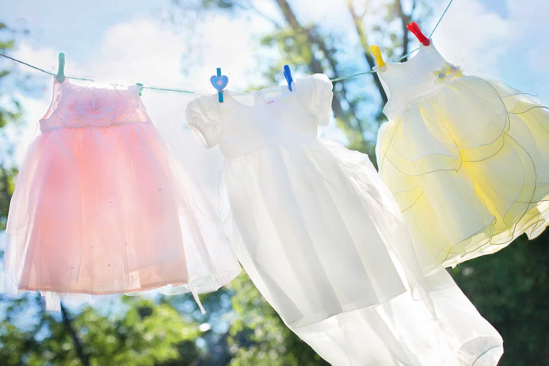 linge séché au soleil
