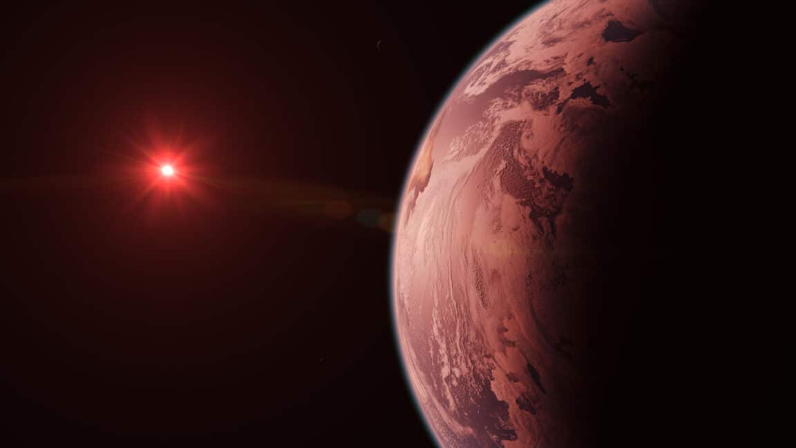 exoplanète naine rouge