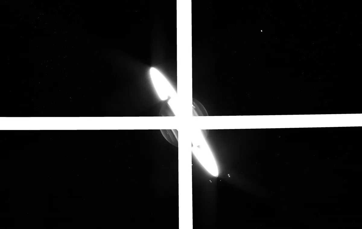 James Webb Telescope Saturne