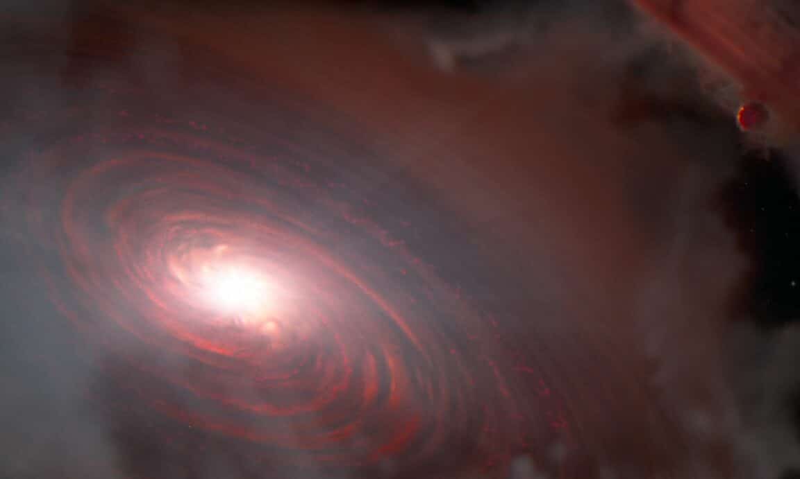 james webb telescope PDS 70 vapeur d'eau