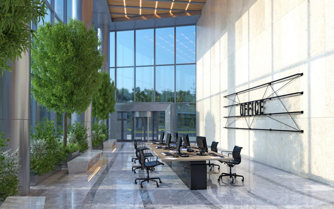 choisir emplacement siège social bureau entreprise végétalisé