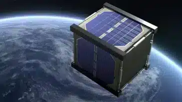 satellite en bois