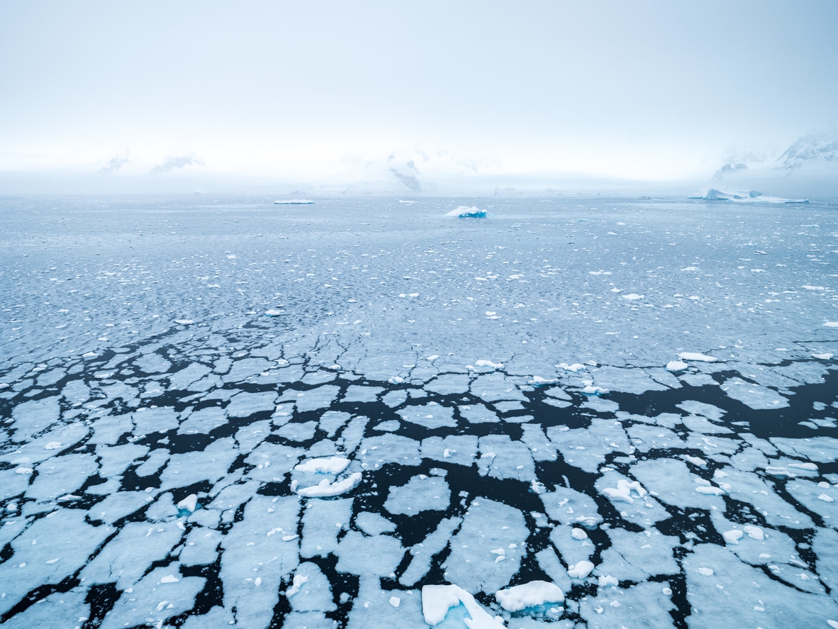 mer de glace Arctique paysage gel froid