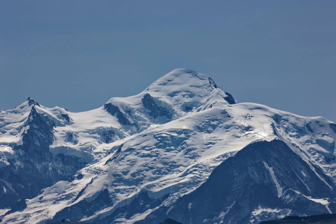 massif Mont Blanc montagne neige sommet