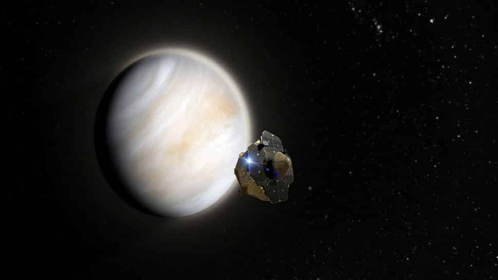 Une représentation du vaisseau spatial Venus Life Finder