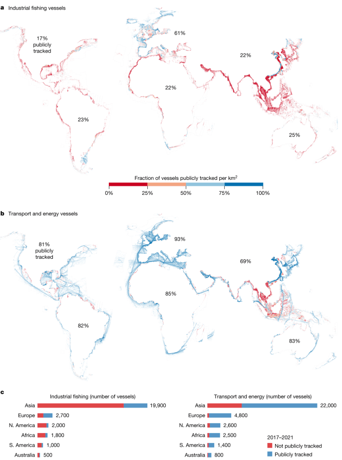 carte navires industriels