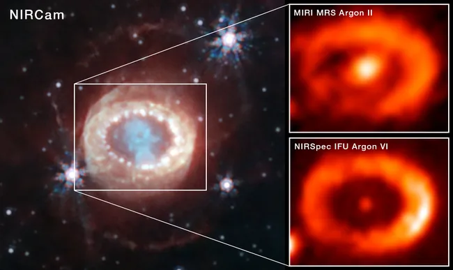 supernova SN 1987A étoile à neutrons