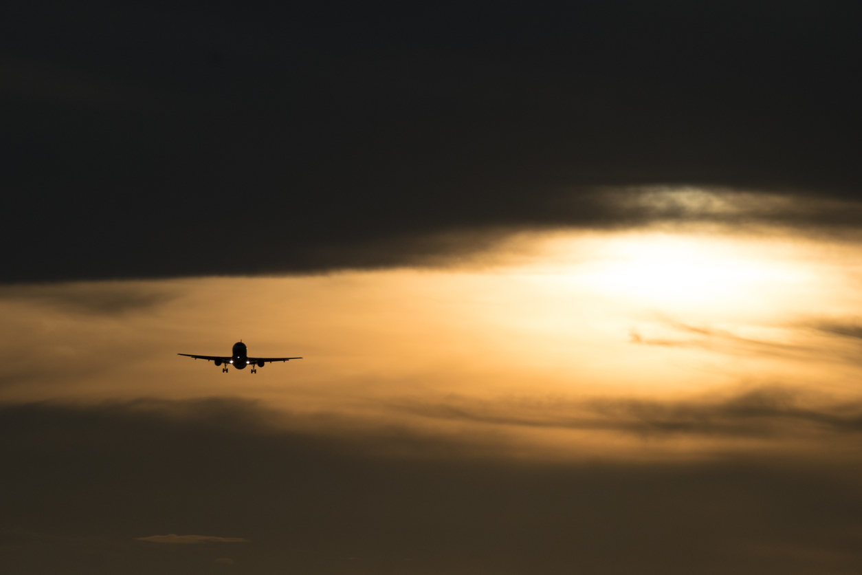 éclipse solaire totale avion Delta