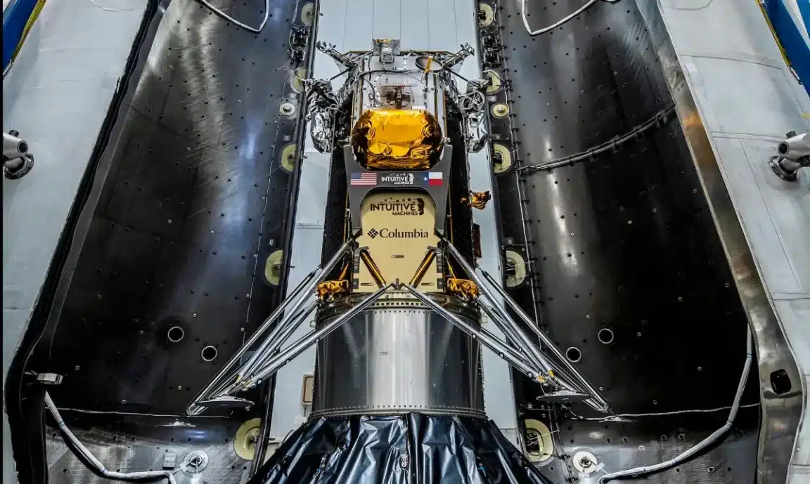 Intuitive Machines SpaceX Lune