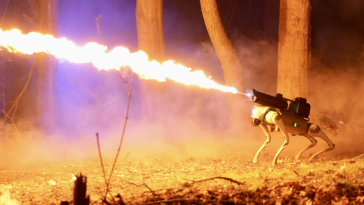 Throwflame Thermonator chien-robot lance-flamme