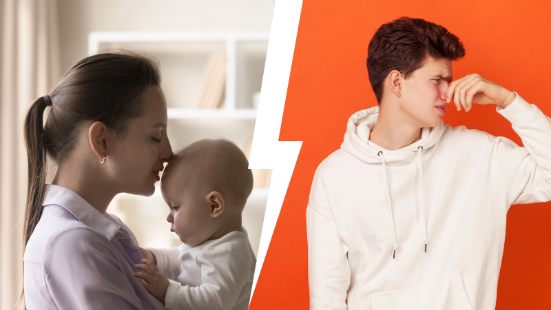 pourquoi les bébés sentent bons et les ados sentent mauvais