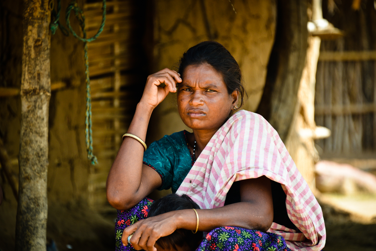 femme indienne Inde rural précarité chaleur