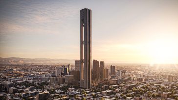 poids gravité gratte-ciel