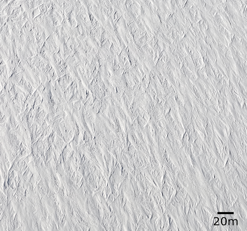 dunes de neige Antarctique