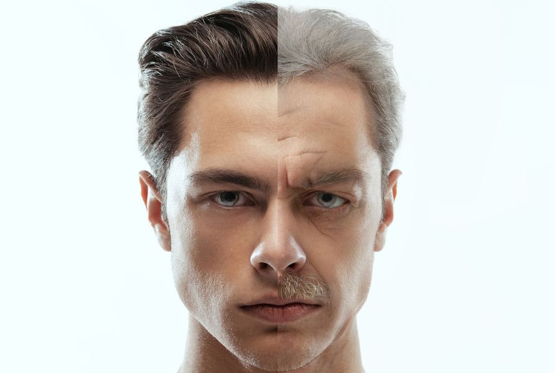 vieillissement vieillir âge rides et ridules homme avant après