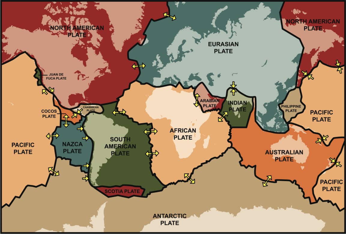 plaques tectoniques