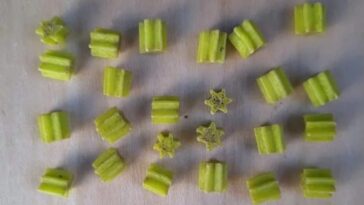 powerchips green plastique