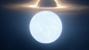 naine blanche trou noir