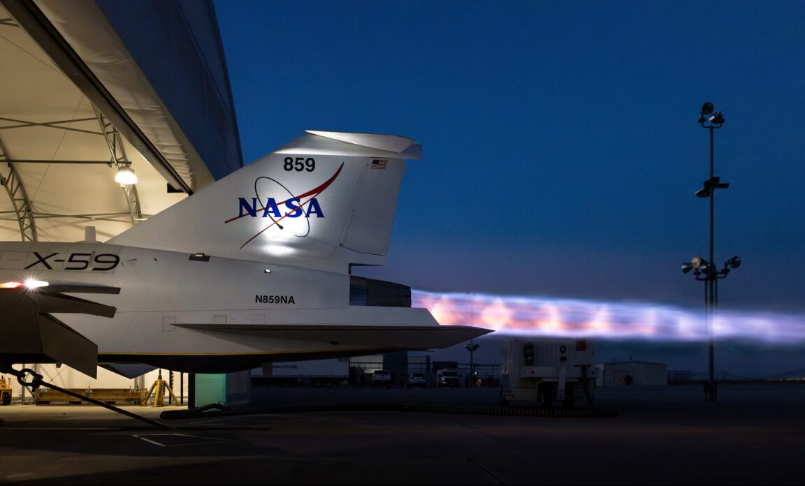 avion supersonique NASA X-59