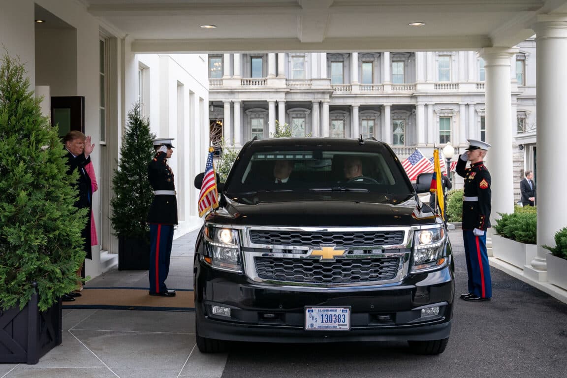 La bête véhicule blindé Trump services secrets