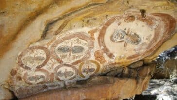 Wandjina art rupestre Australie