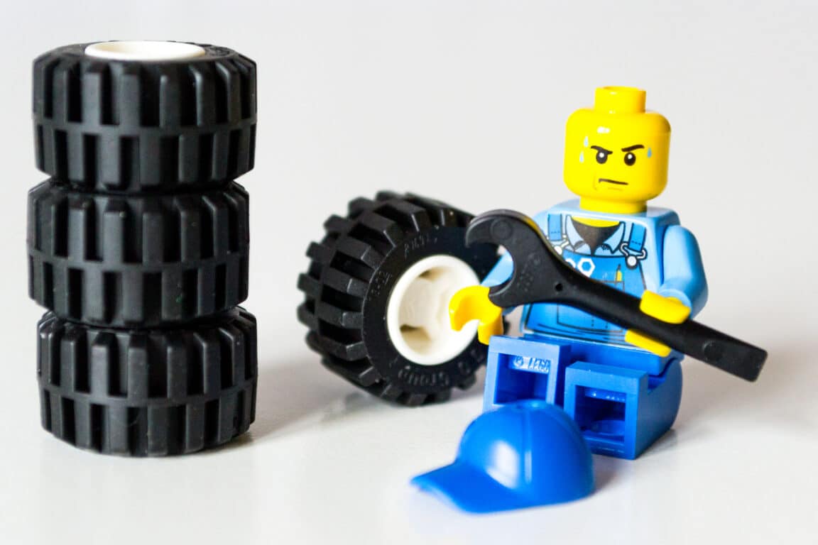 LEGO pneus