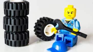 LEGO pneus