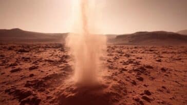 Mars diables de poussière
