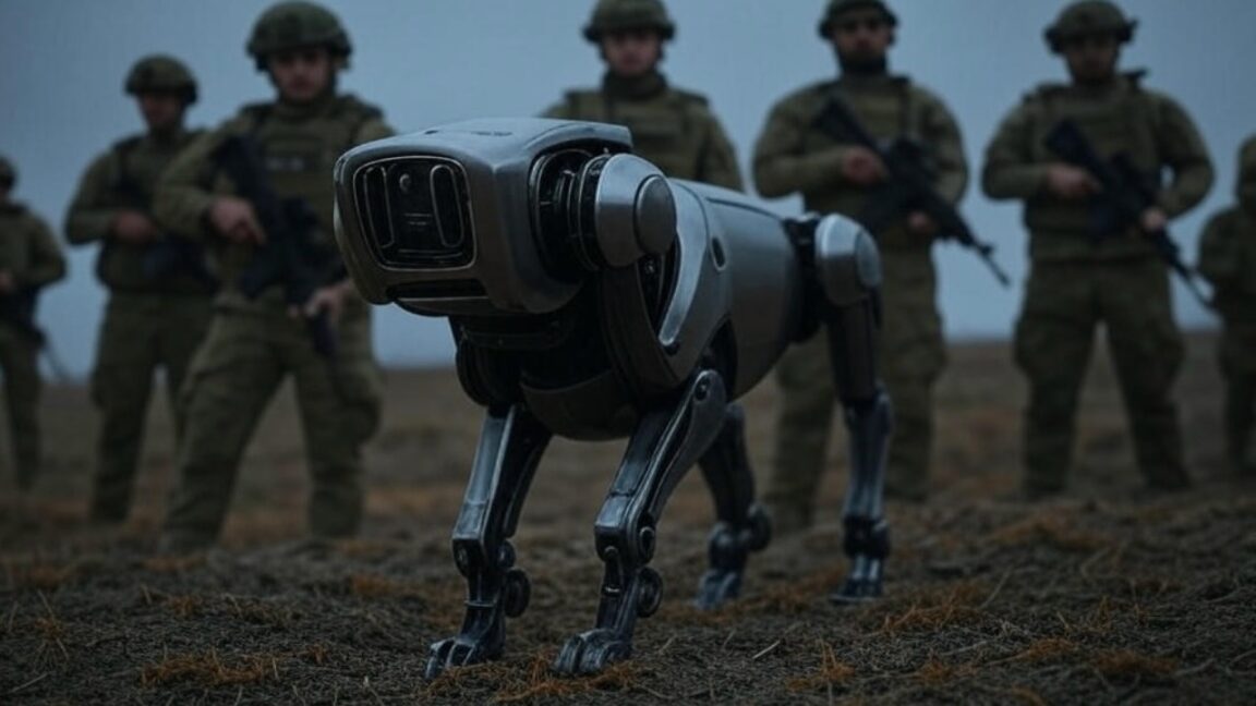 armée chien robots