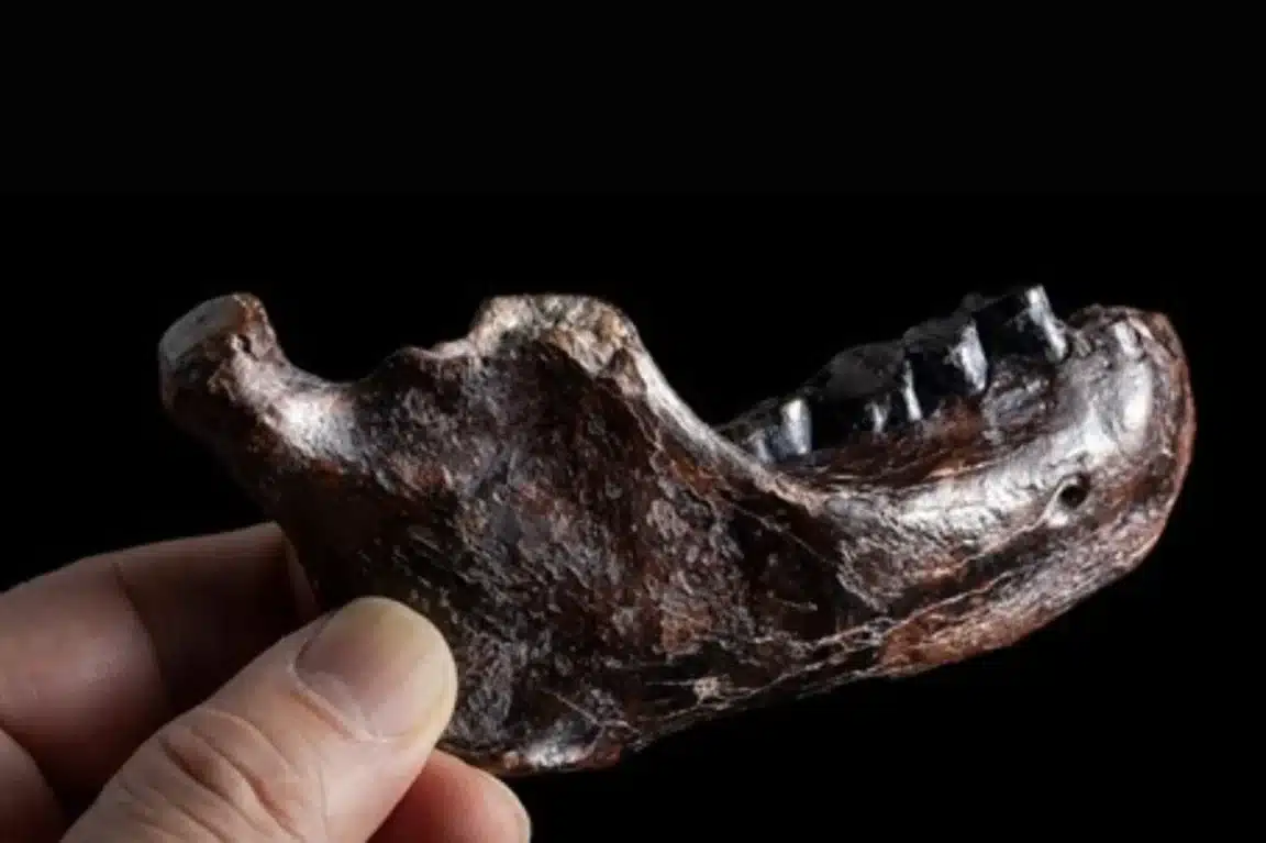 Dénisova Dénisoviens mâchoire