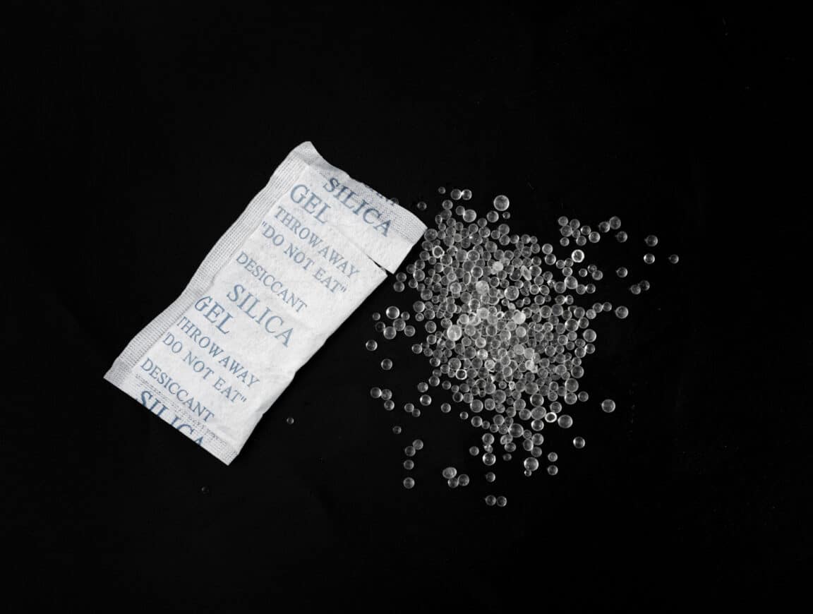 sachet de gel de silice