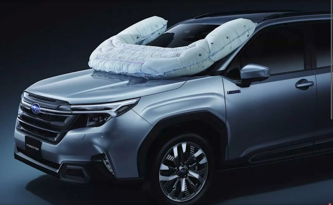 airbag cycliste Subaru 2