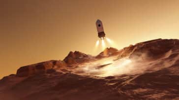 moteur nucléaire vaisseau fusée Mars