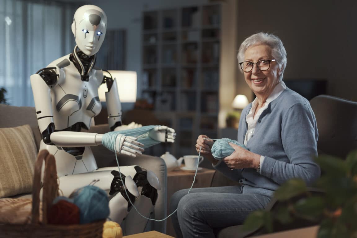 robots tricots textile