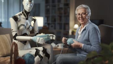 robots tricots textile