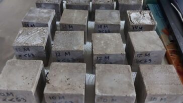 mortier construction cendre volcan