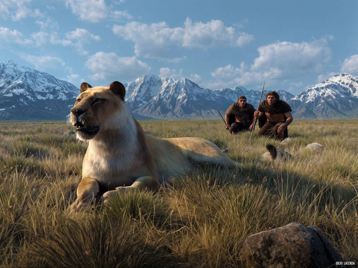 néandertaliens lions des cavernes outils