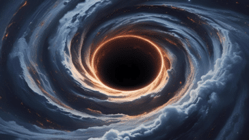 james webb trou noir galaxie de l'infini