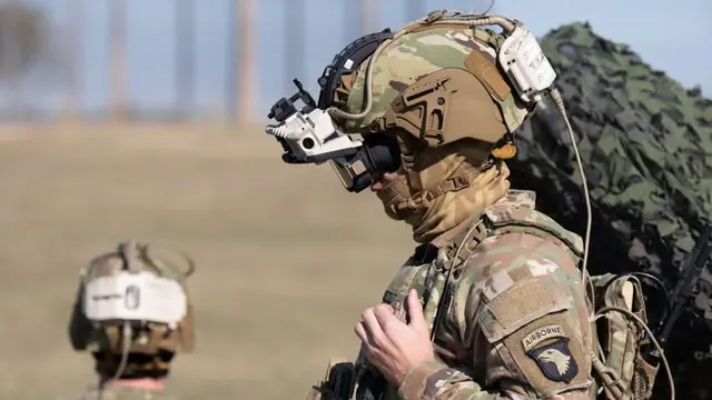 casque armée vision